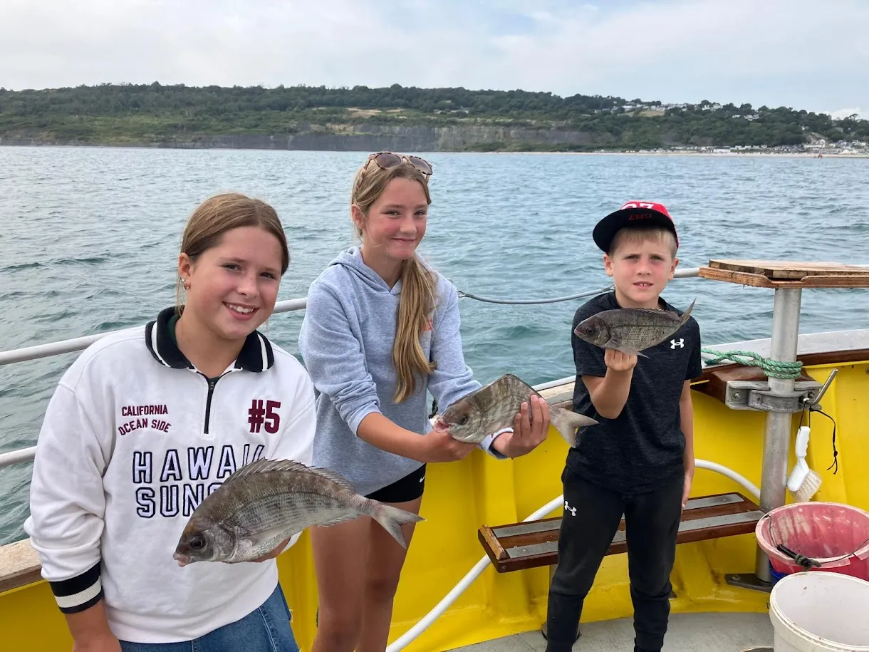 Family Fishing in Lyme Bay